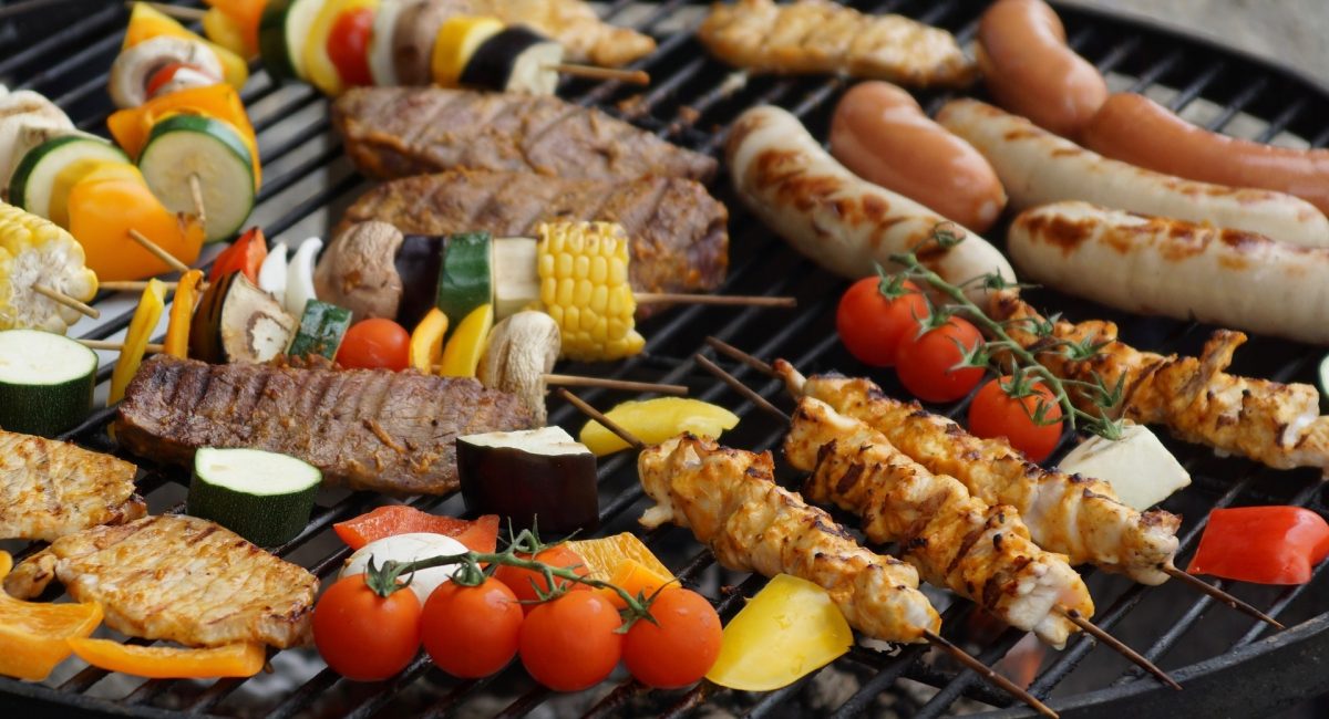 grilling veggies & meat